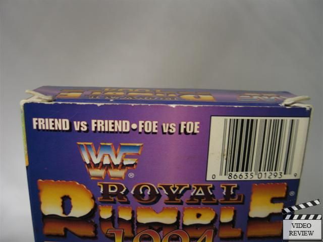 WWF Royal Rumble 1994 VHS Feat. Undertaker vs. Yokozuna 086635012939 