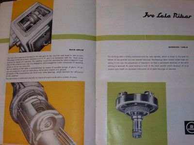 Vtg IVO Lola Ribar ILR Machine Catalog~JK 1250 Lathe  