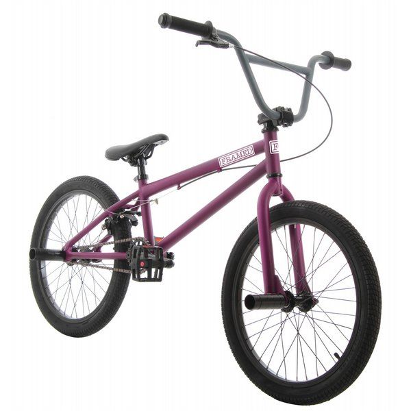 Framed FX4 BMX Bike 20 Purple/Grey  