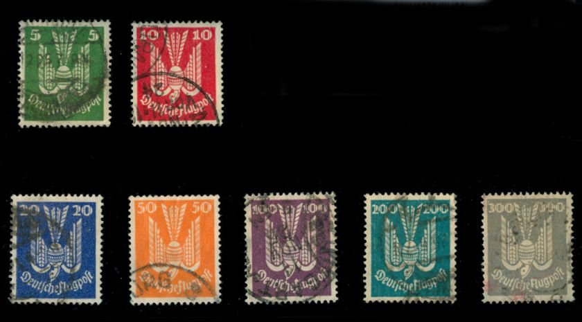 momen Germany Stamps #C20 C26 Set Used VF App.  