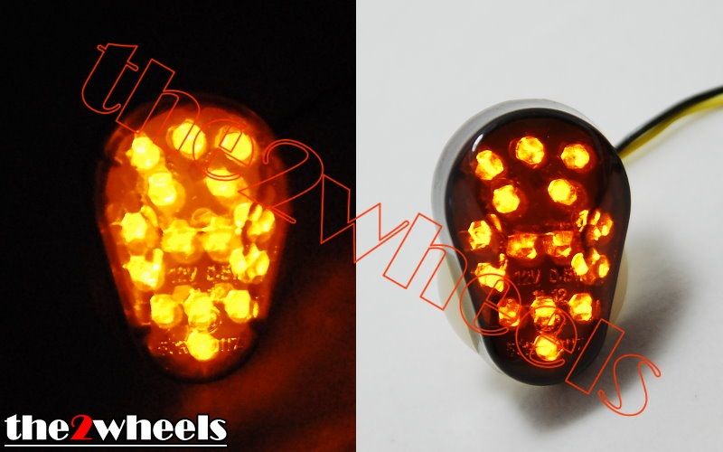 Flush Mount LED Turn Signals for Kawasaki ZR7S 2001 03  