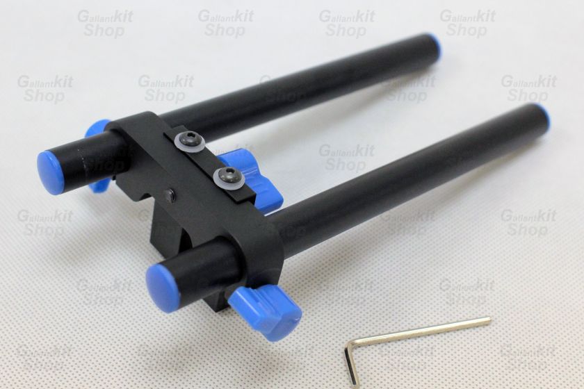 DSLR Rod Clamp Height Adjustment Set for RIG Rail Movie Kit & Follow 