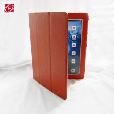 New Design Multi Color Trifold Stand Leather Smart Case Cover For iPad 