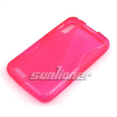 Motorola Atrix 4G MB860 ME860 TPU Silicon Case Skin Cover + Screen 