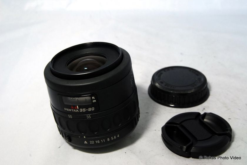 Pentax SMC F 35 80mm f4 5.6 lens zoom AF FA auto focus 0027075036468 