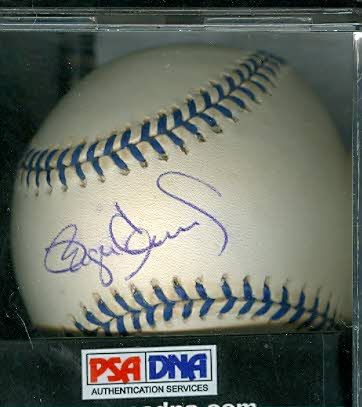 ROGER CLEMENS SIGNED AL BASEBALL AUTOGRAPH PSA/DNA  