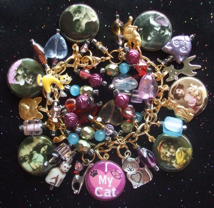 HEART MY CAT CHARM BRACELET A Feline Friendly Bracelet Dedicated to 