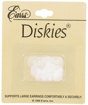 HypoAllergenic Replacement Plastic Earring Back Diskies  