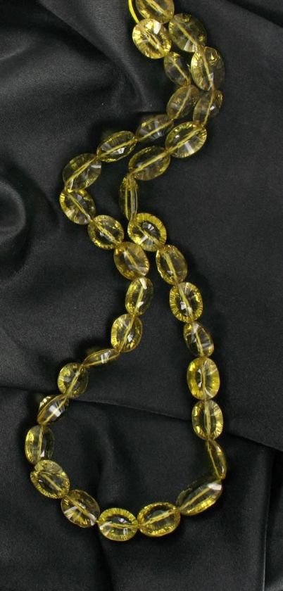   faceted beads Generally 13x11.5mm up to 12x14mm. Long 18 strand