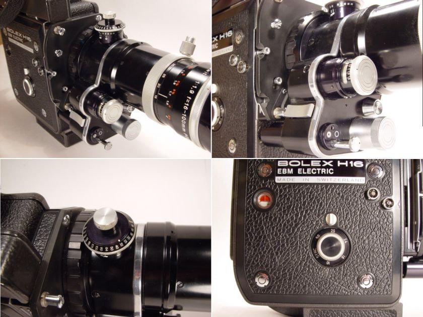 16mm movie camera Bolex Paillard H16 EBM Electric