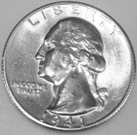 Washington Quarter 1941 S Uncirculated  