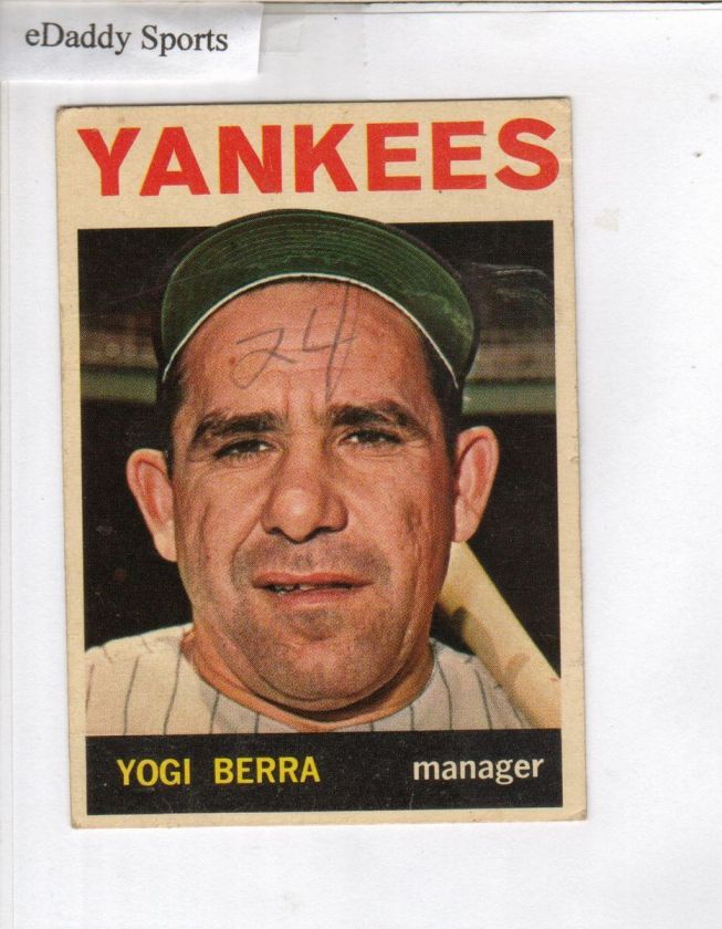 1964 TOPPS #21 YOGI BERRA NY YANKEES  