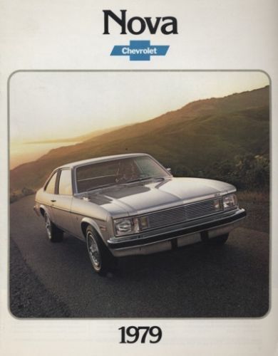 1979 Chevrolet Chevy Nova Final Sales Brochure Book  