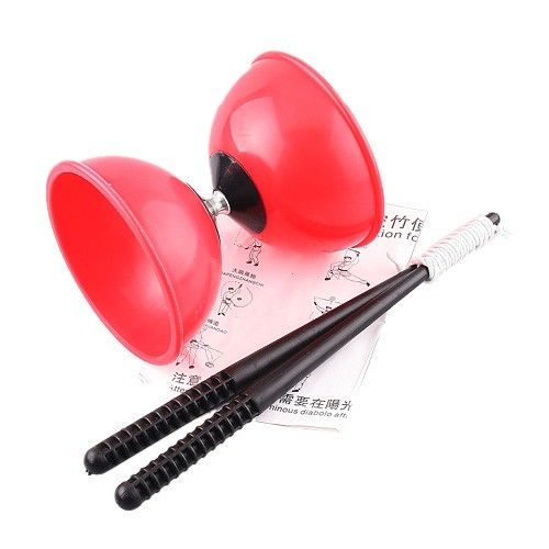 Diablo Diabolo Juggling Spinning Chinese Yo Yo RED Hot  