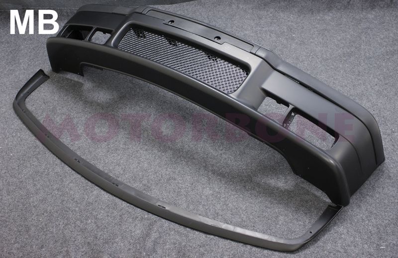 92 98 New BMW E36 3 Series M3 PP Front Bumper Cover + Fog Light Clear 