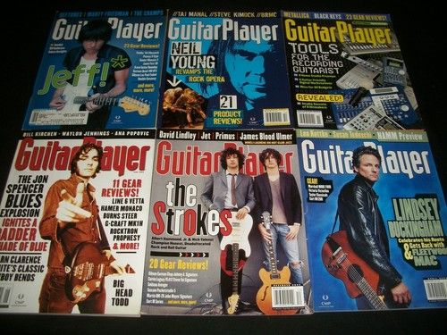 2002 2004 GUITAR PLAYER MAGAZINE LOT OF 11 ISSUES   MUSIC MAGAZINES 