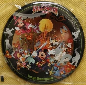 Tokyo Disneyland event Halloween 2008 MICKEY MINNIE TINKERBELL XL tin 