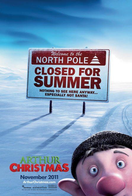 Arthur Christmas   original DS movie poster D/S 27x40  