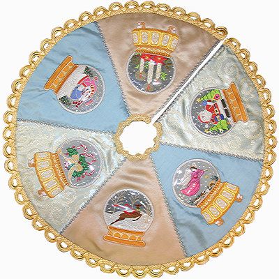 Anita Goodesign Embroidery Machine Designs SNOW GLOBE  