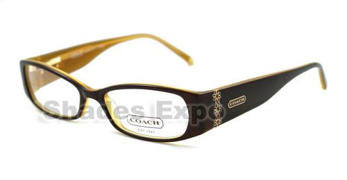 NEW COACH EYEGLASSES ILEANA CC 2017 BROWN OPTICAL BROWN  