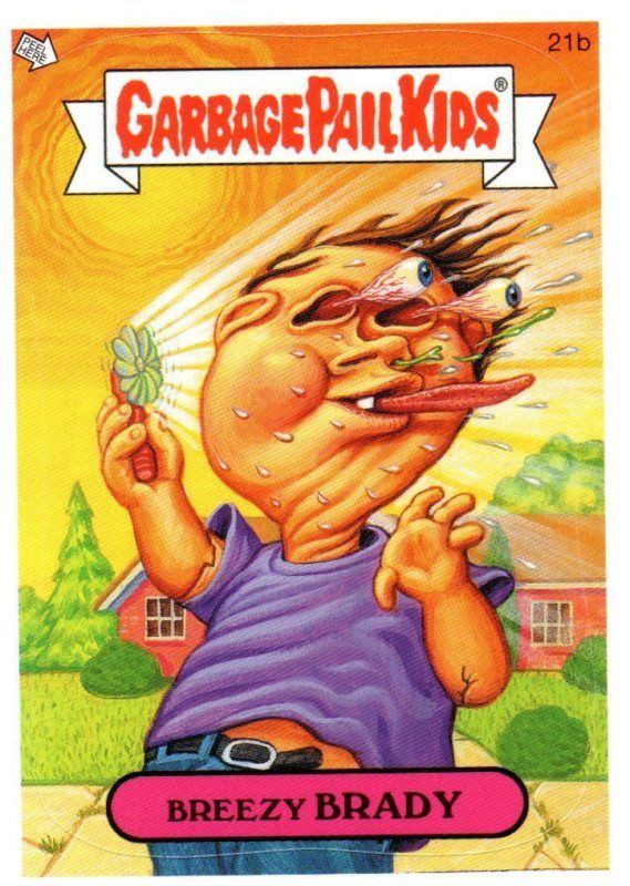 Garbage Pail Kids ANS 4 BREEZY BRADY 21B  