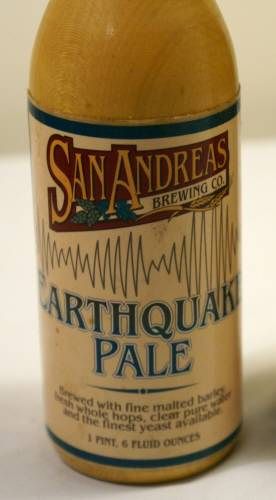 San Andreas Brewery Earthquake Porter Pale S/P Shakers  