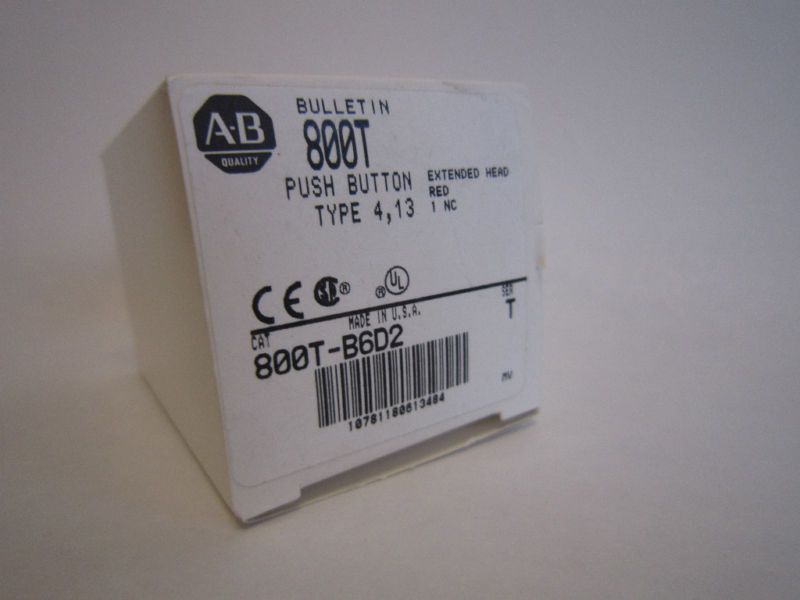 ALLEN BRADLEY 800T B6D2 800TB6D2 NIB  