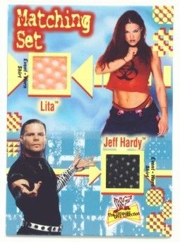 JEFF HARDY & LITA EVENT WORN SHIRTS ULTIMATE DIVA  