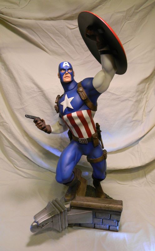 Ultimate Captain America Statue 1/4 Nt Sideshow / Bowen  