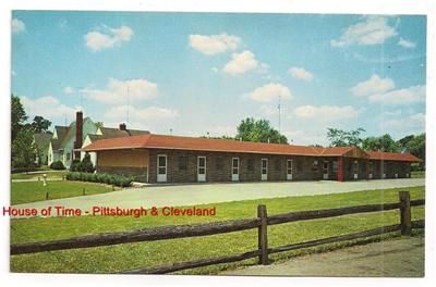 NEW CASTLE, PA.   CASTLE MOTEL, RT. 18   1960s postcard  