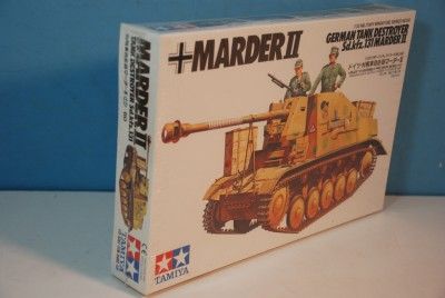 TAMIYA MARDER II GERMAN TANK DESTROYER 135 SHRINKWRAP NEW  