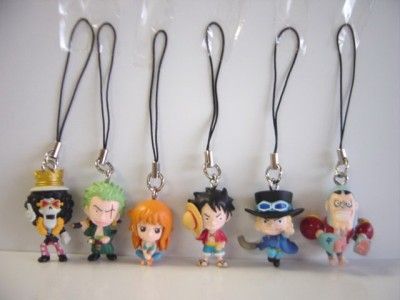 Bandai Gashapon One Piece New World Sailing Again Figure Phone Strap 