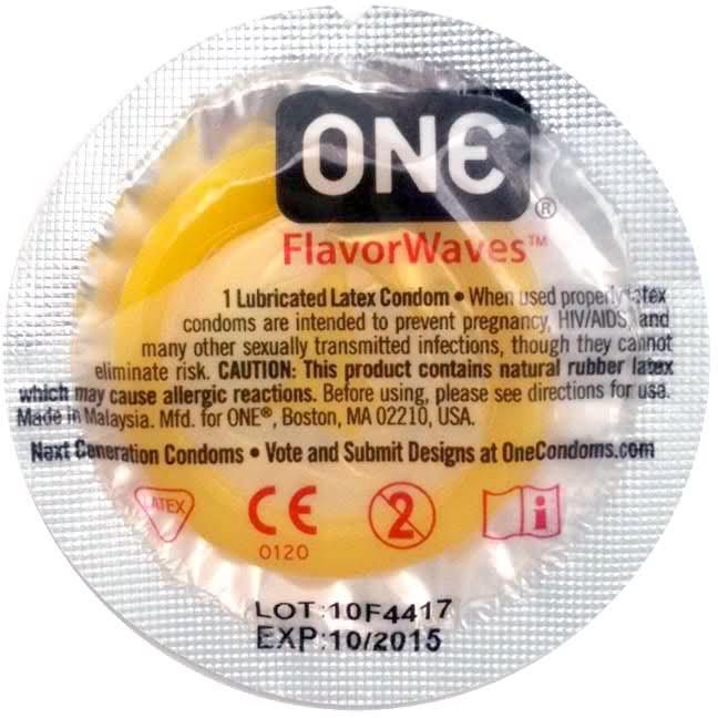 ONE Flavor Waves Condoms   12 Pack  