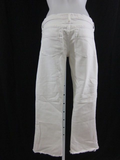 JOES JEANS White Denim Bootcut Frayed Jeans Sz 28  