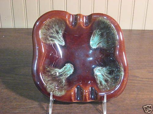 MCCOY CANONSBURG USA 3357 BROWN DRIP ASHTRAY  