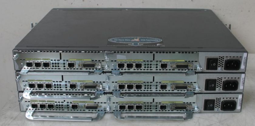 Cisco 3600 Router w/ 2x NM 4E Ethernet  