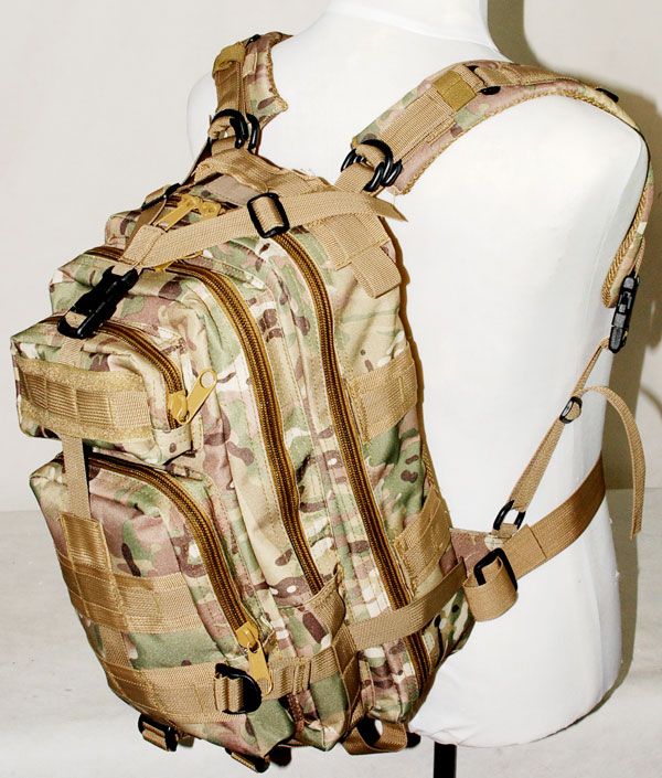 LEVEL 3 MOLLE ASSAULT BACKPACK BAG CAMO WOODLAND  3744  