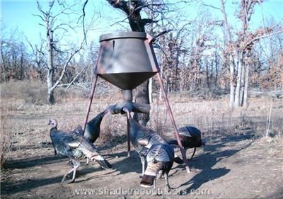 deer feeder 350lb protein turkey whitetail hog camp  