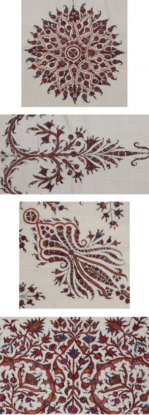   Paisley Signed Handmade Shawl / Embroidered Kashmiri Piano Shaw  