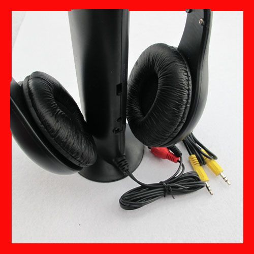 Wireless Earphone Headphone 5 in 1 for  PC TV CD MP4  