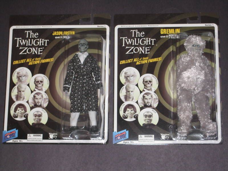 THE TWILIGHT ZONE SERIES 1 FIGURES GREMLIN JASON FOSTER  