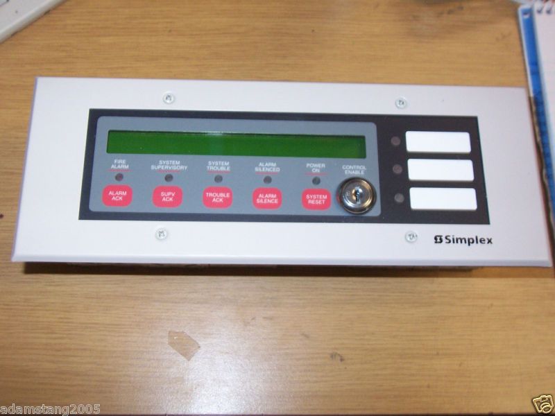 SIMPLEX 4606 9101/9101C LCD ANNUNCIATOR DISPLAY  