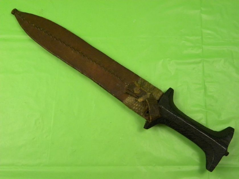 Old Antique African Africa Large Fighting Knife Dagger  