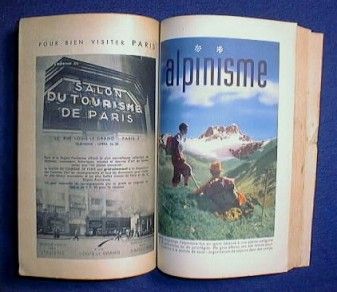 FRENCH ALMANAC LOT OF 2 ILLUSTRATED MORVAN 1937 1938  