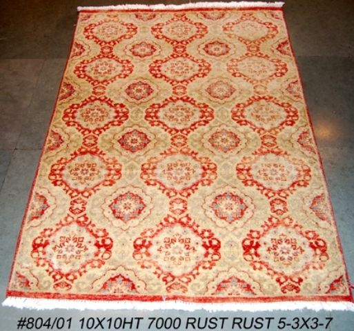 FANTASTIC ANTIQUE LOOK 4X5 VEG DYE CHOBI PESHAWAR RUG  