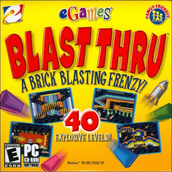   Thru a Brick Blasting Frenzy from eGames for Windows 98 ME 2000 XP NEW