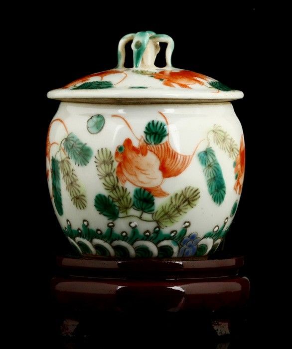 EXCELLENT CHINESE PORCELAIN BRUSH WASHER 5446  