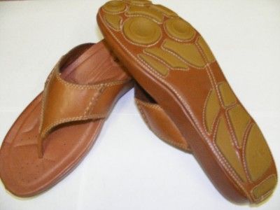 MINNETONKA WOMENS 5803 CARMEL DRIVER C SERIES THONG LEATHER SANDAL 