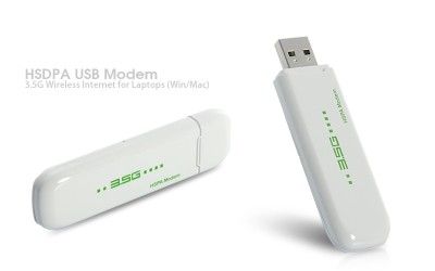 HSDPA USB Modem   3.5G Wireless Internet for Laptops (Win/Mac)