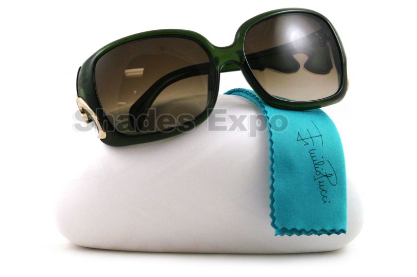 NEW Emilio Pucci Sunglasses EP 667 GREEN 318 EP667 AUTH  